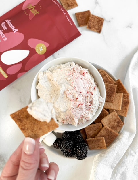 Keto Candy Cane Dip