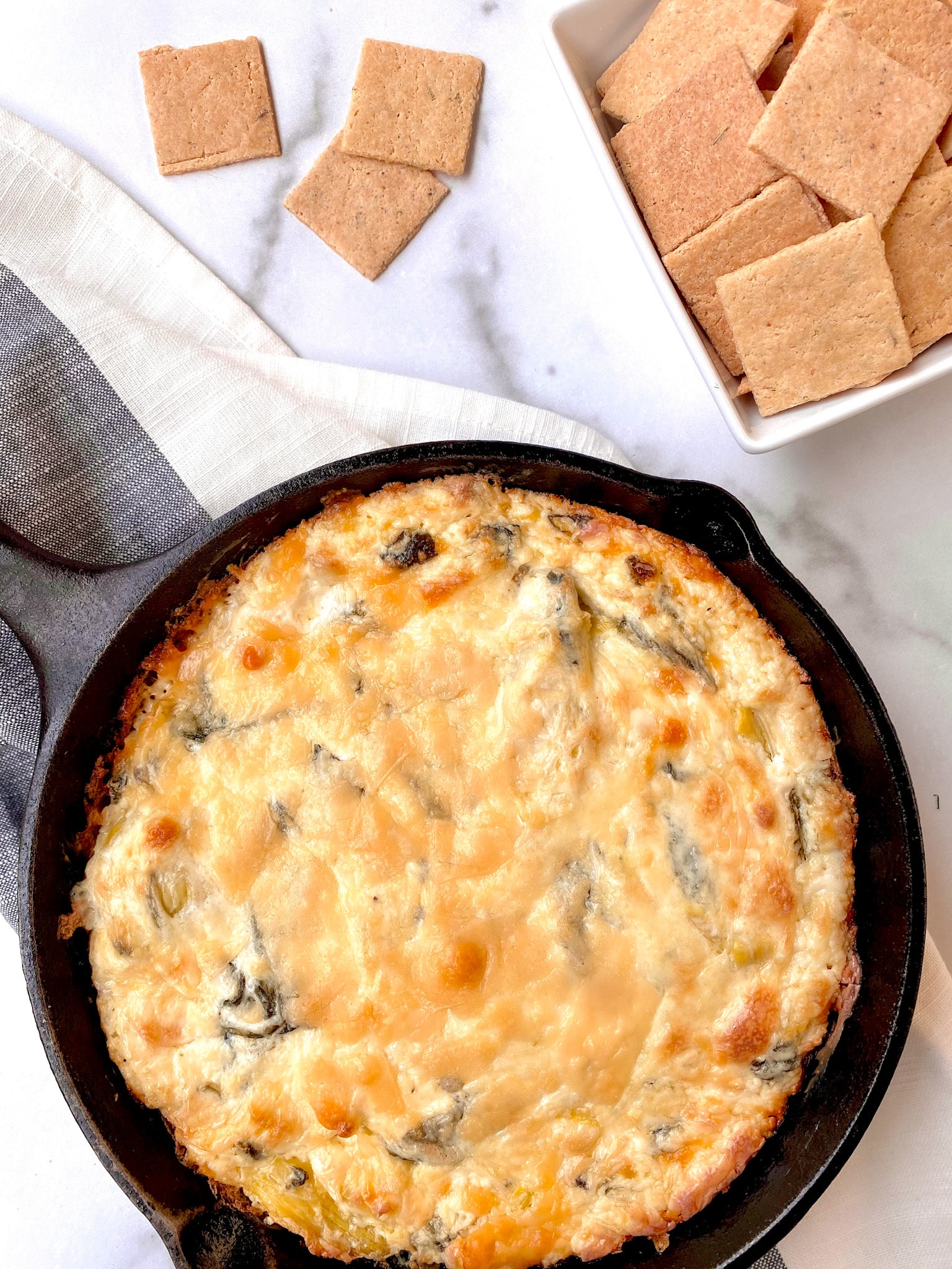 Keto Spinach Artichoke Dip
