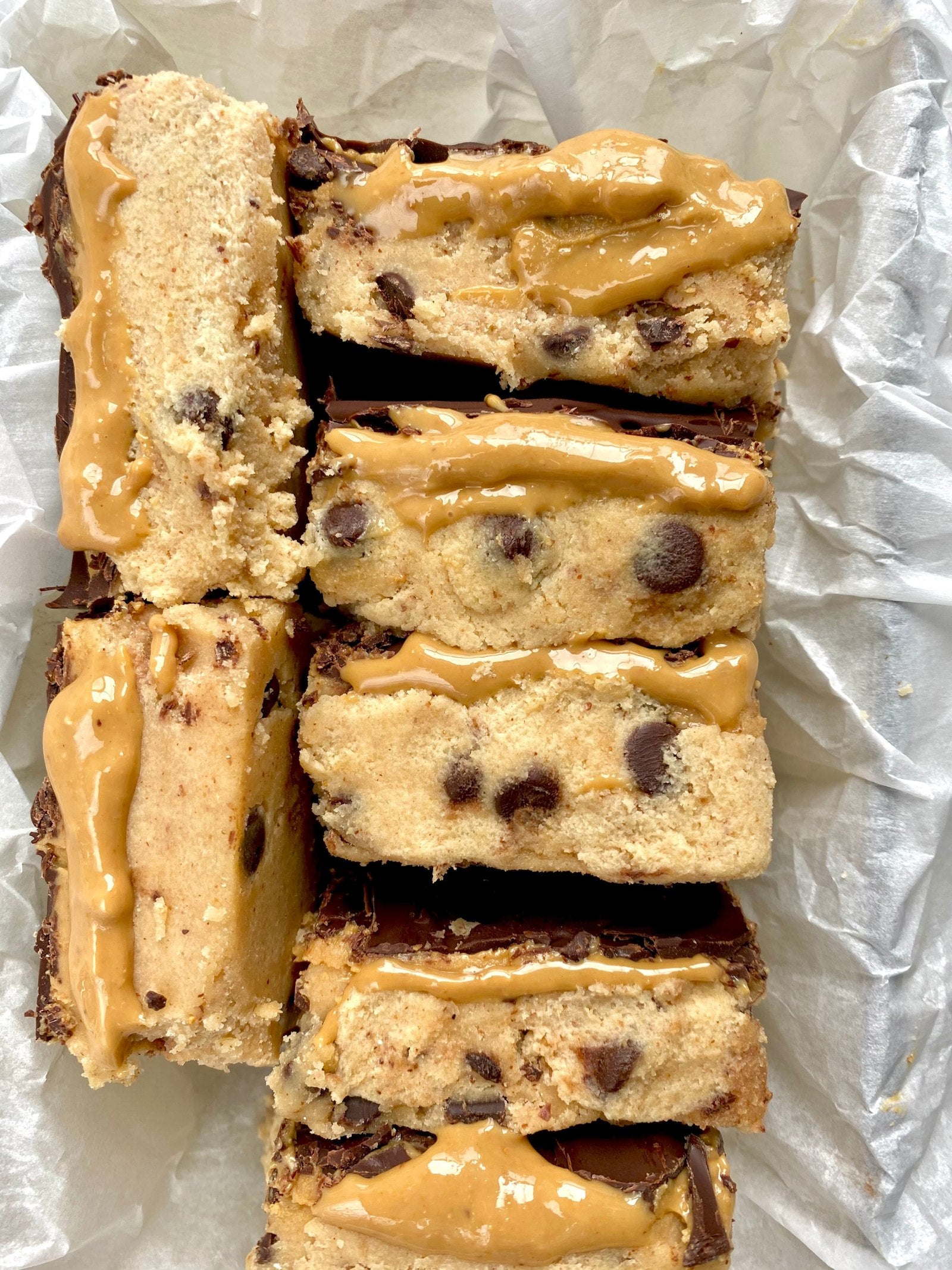 Easy No-Bake Cookie Dough Bars