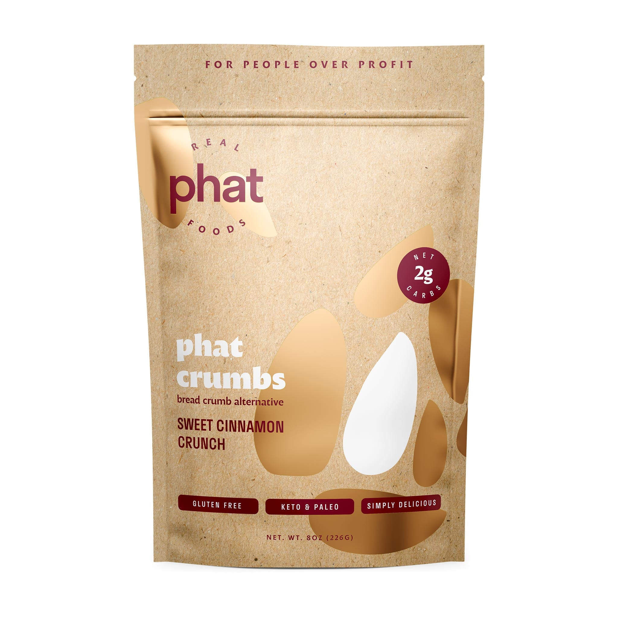 Low Carb Keto Cracker Crumbs - Sweet Cinnamon Crunch – Real Phat Foods