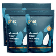 Almond Flour Crackers - Cracked Pepper Four Pack