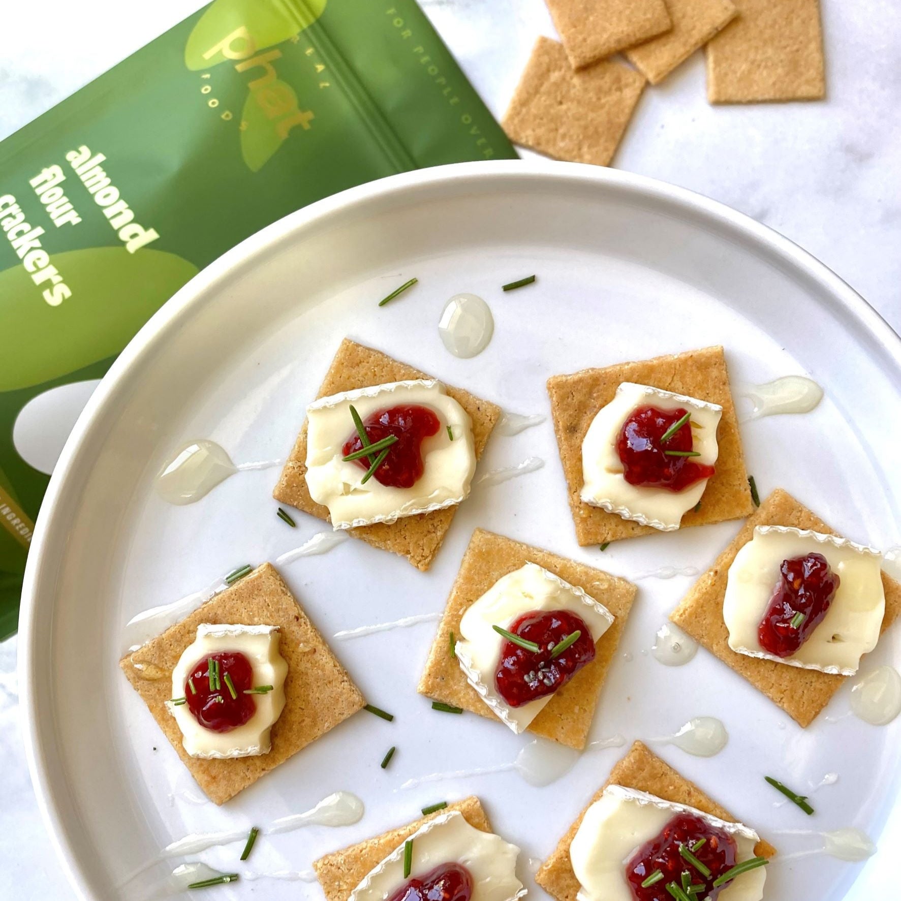 Rosemary Phat Cracker Plate of Cheese