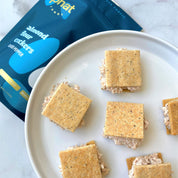 Almond Flour Crackers - Cracked Pepper with Spread