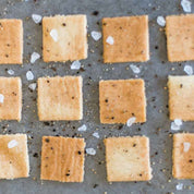 Almond Flour Crackers - Cracked Pepper - With Salt