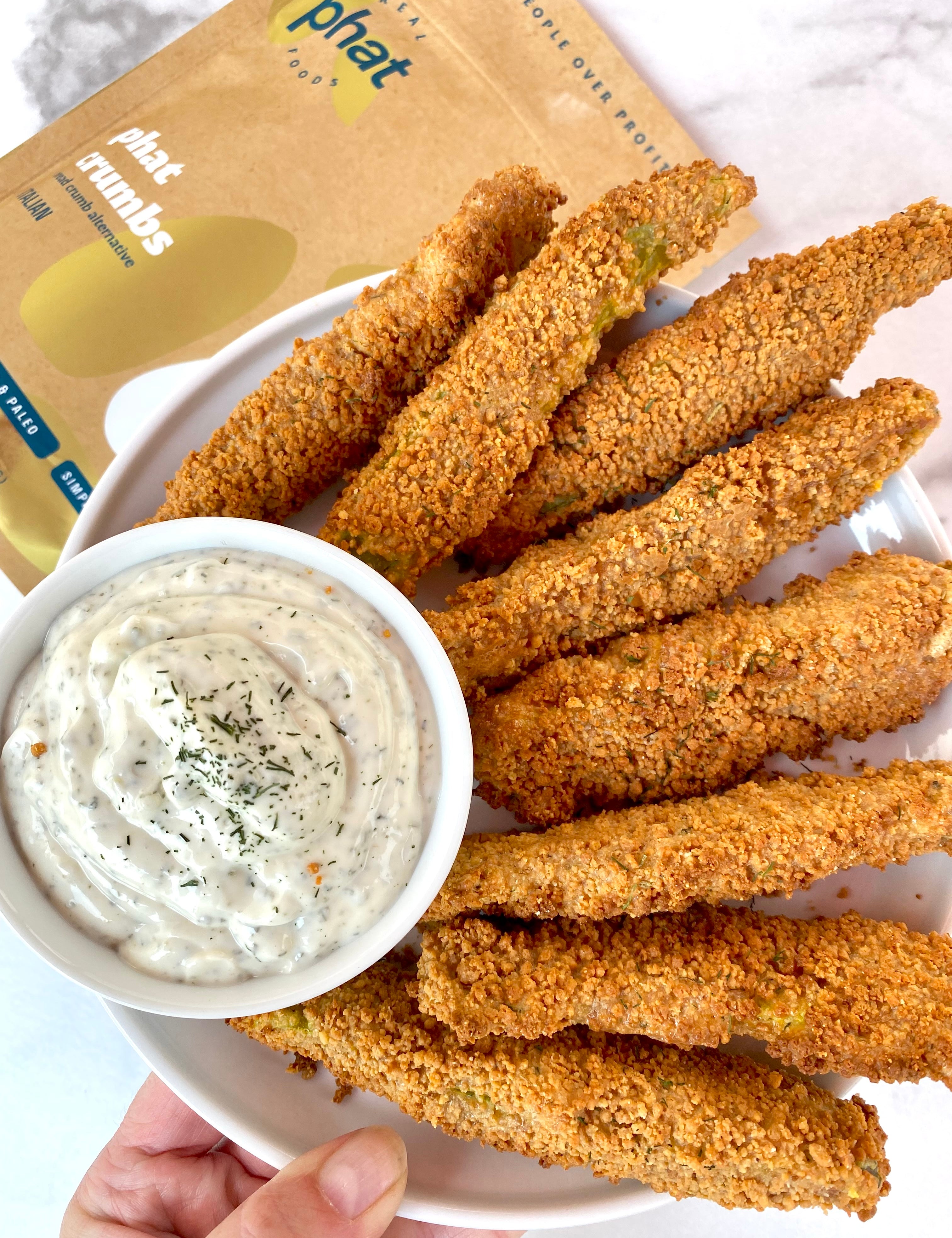 Keto Fried Pickles