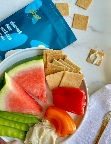 Healthy snack plate