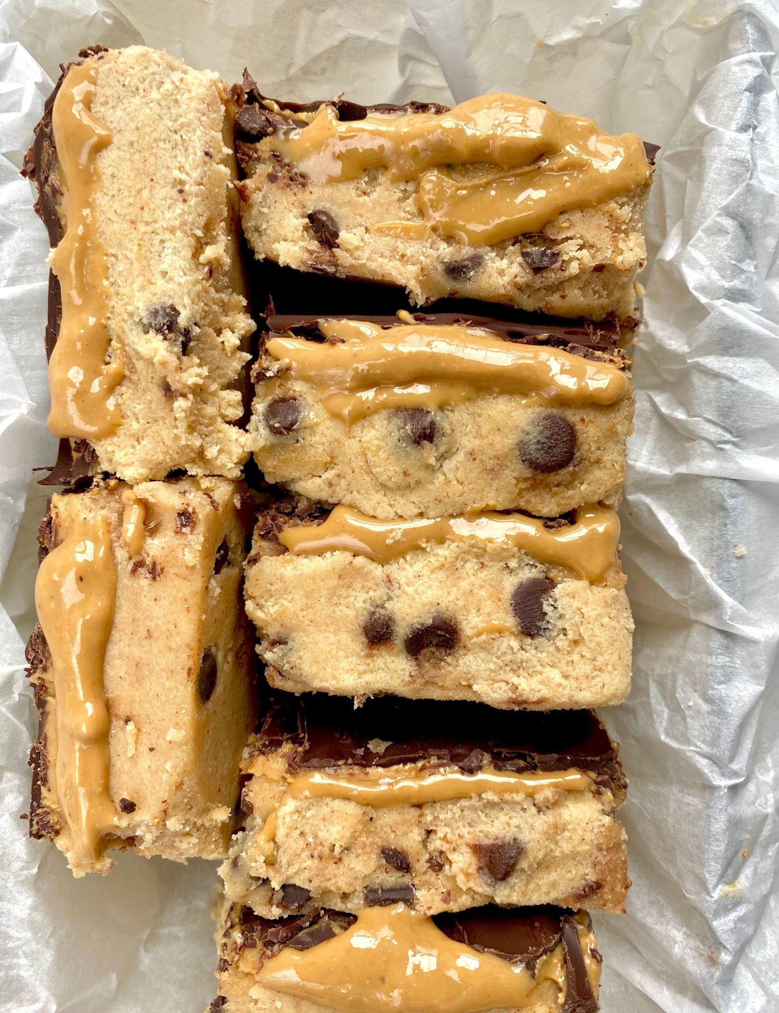 Easy No-Bake Cookie Dough Bars