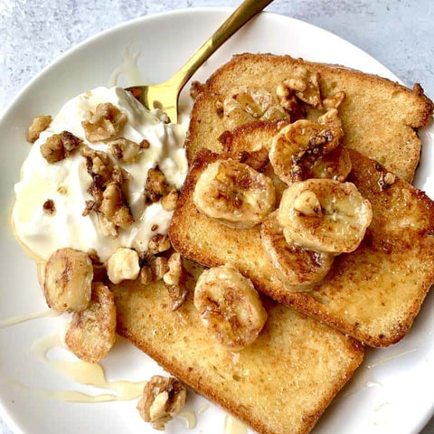 Real Phat Foods Bread with bananas, walnuts and yogurt.