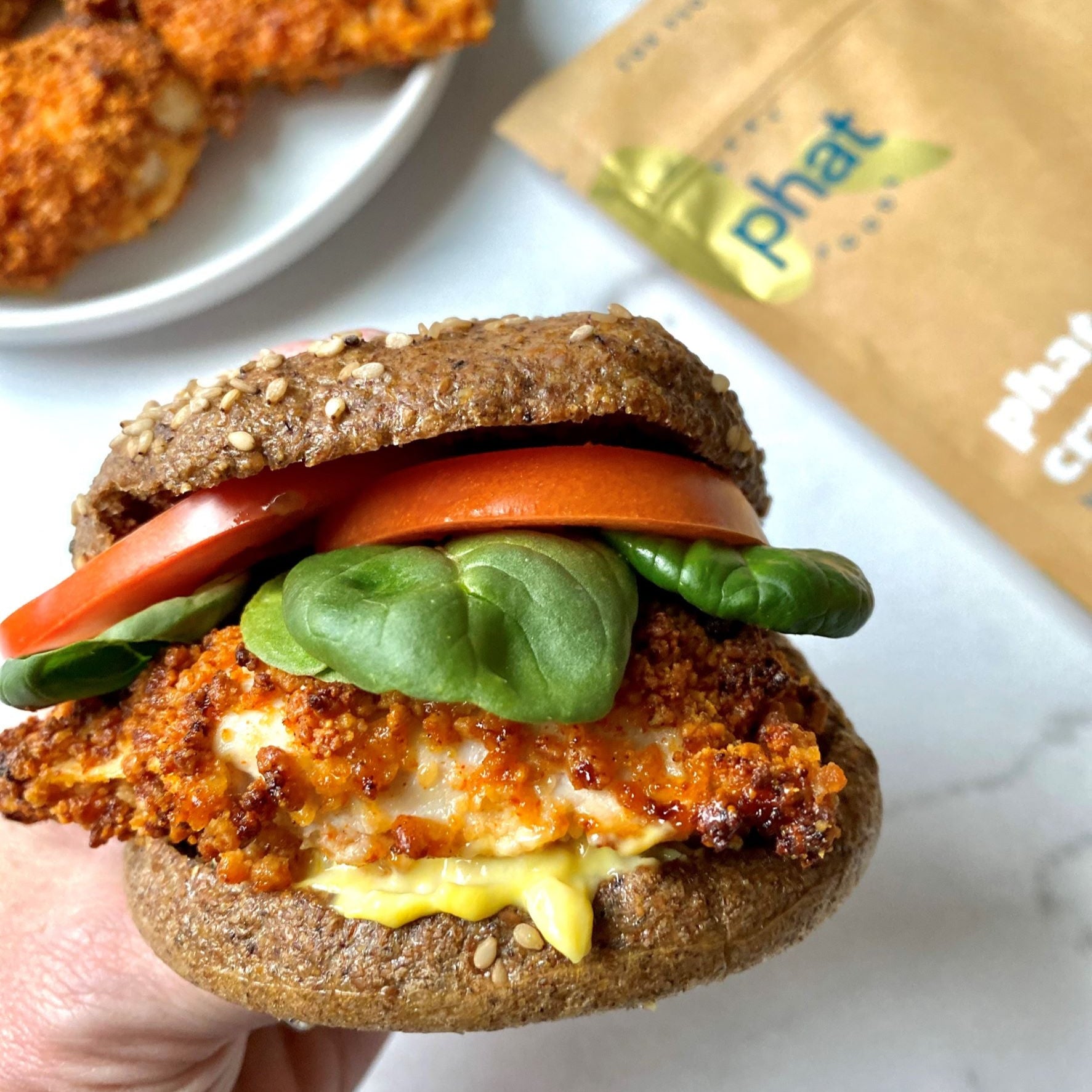 Italian Phat Crumbs in Hamburger