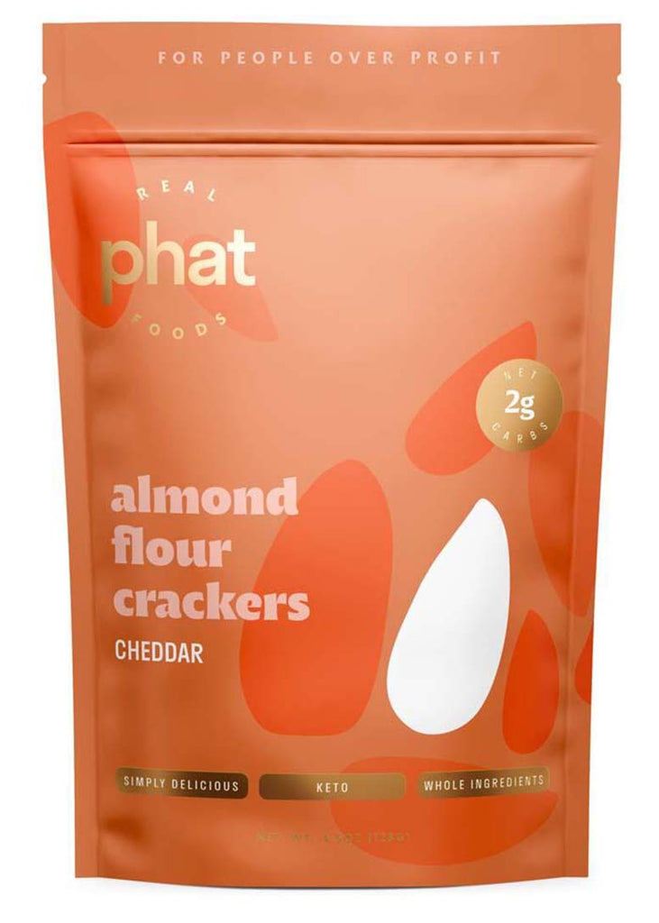 Cheddar Almond Flour Crackers - Single Pack