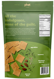 Rosemary Phat Crackers Egg Whites and Almond Flour